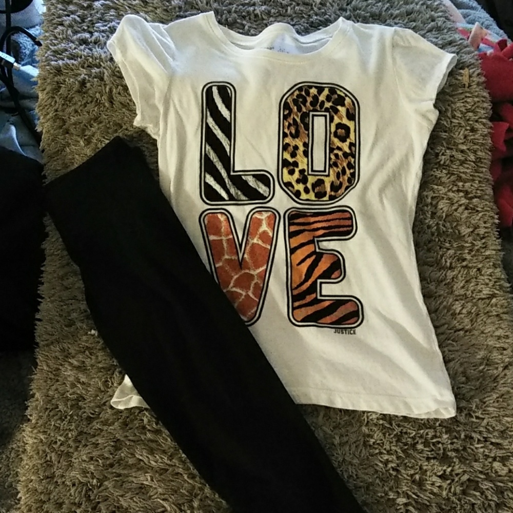 Justice outfit nwt size 10